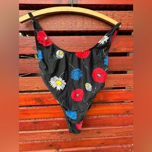 Super trendy floral high leg AA one piece (new without tags)